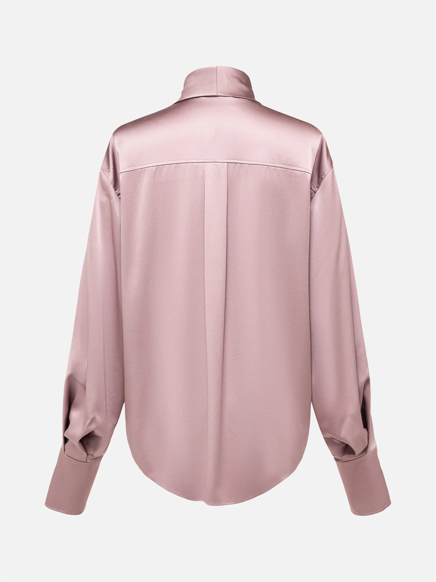 EP YAYING Silk Long-Sleeve Shirt