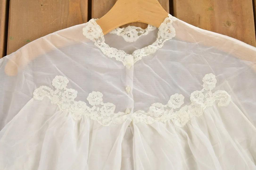 Vintage 1960s Van Raalte Lingerie Night Gown Dress